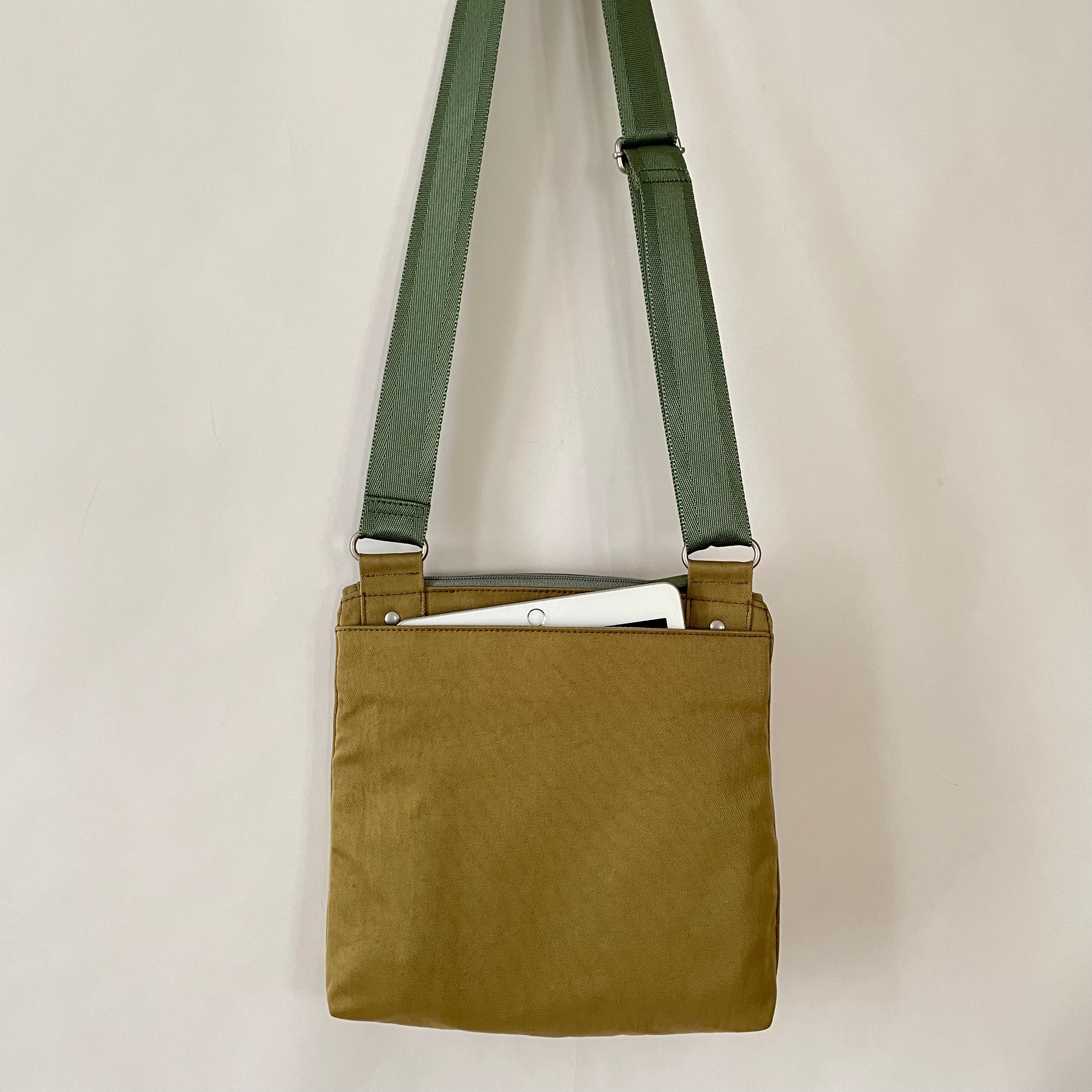 NICO - Ochre x Grass | Multi-Pocket Shoulder Bag | Small